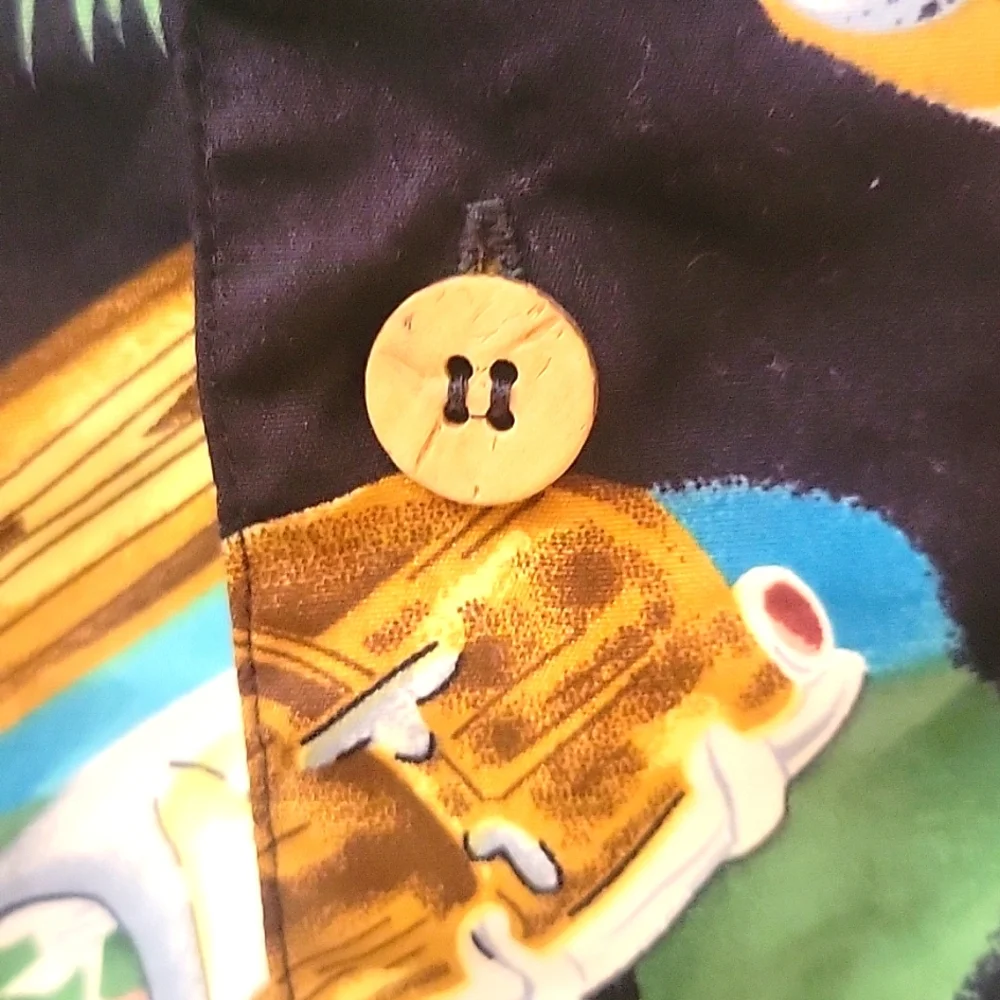 International Trading Co. Tropical Surfboard Print Men's Shirt - Picture 3 of 6